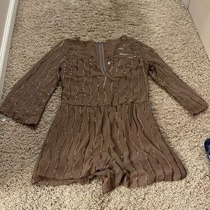 Brown romper